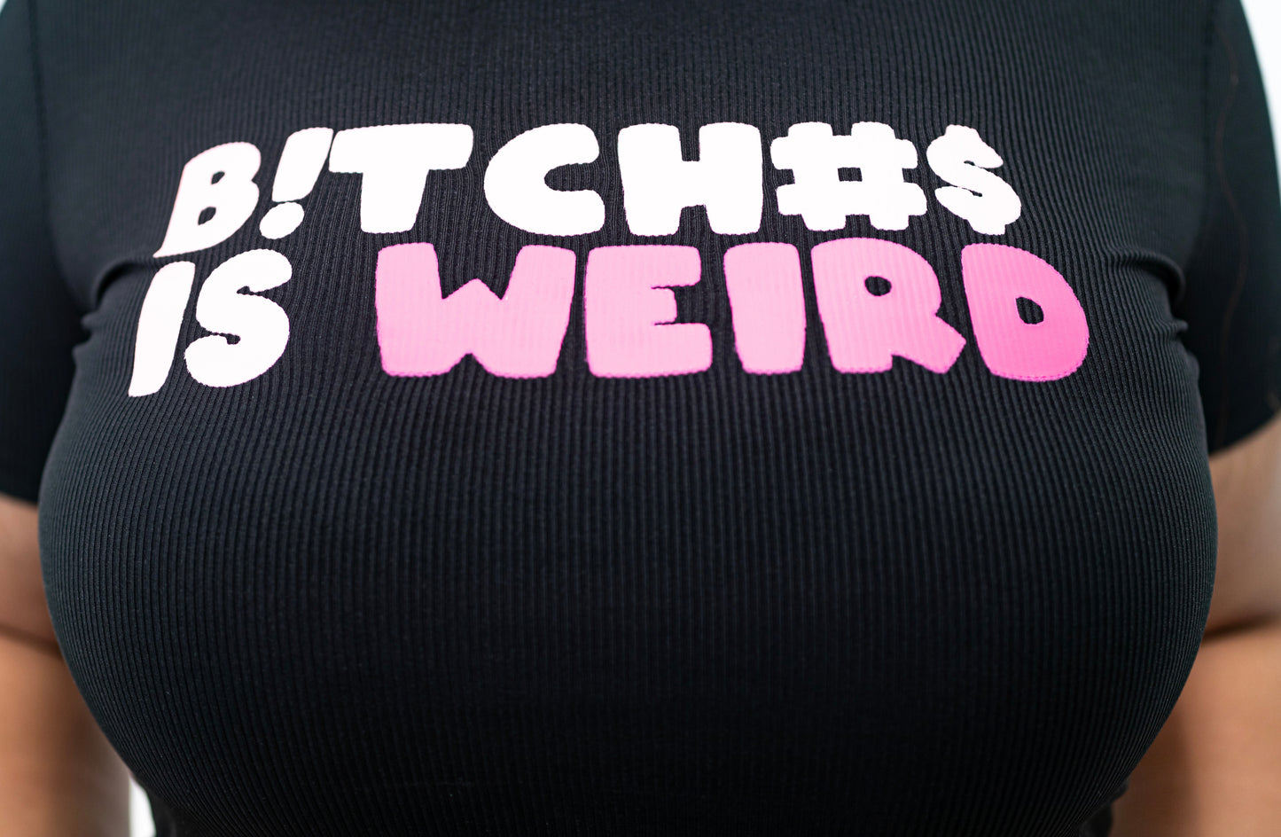 B’s be weird crop top